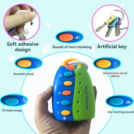 Music & Light Car Key Toy