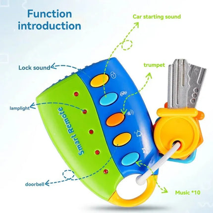 Music & Light Car Key Toy