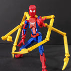 Spiderman + [mechanical arm] gift gesture +4 weapons(3D printing, spell the finished product hair)