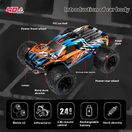 Off-Road Remote Control Racing Car - Thrilling Mountain Adventures