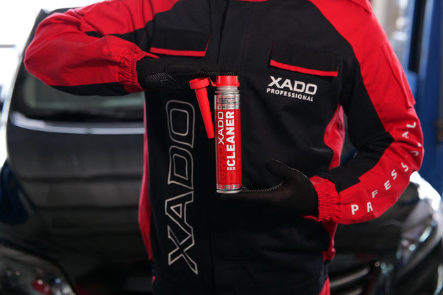 XADO RED CLEANER Gasoline – Fuel System Cleaner & Decarbonizer (250 ml)