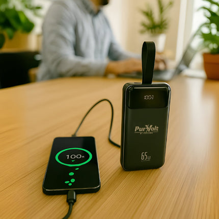 Power & Protection Bundle: 40,000mAh Power Bank, LED Fast Charger & Smart Tracker