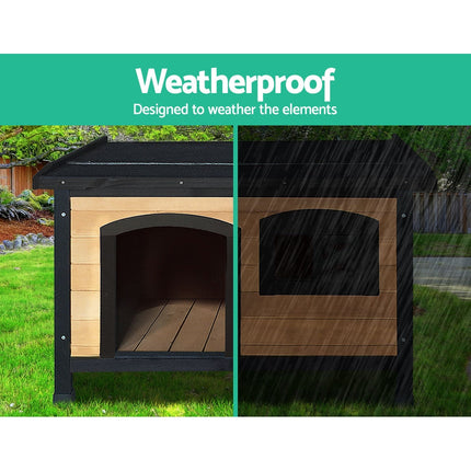 NNEDSZ Large Wooden Pet Kennel