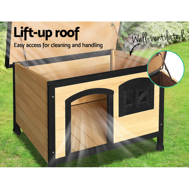 NNEDSZ Large Wooden Pet Kennel