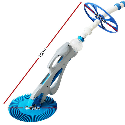 NNEDSZ Swimming Pool Cleaner Floor Climb Wall Automatic Vacuum 10M Hose
