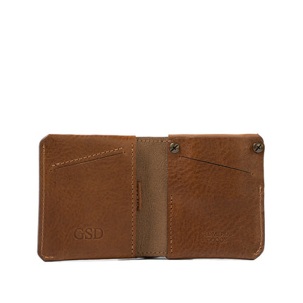 Leather AirTag Billfold Wallet