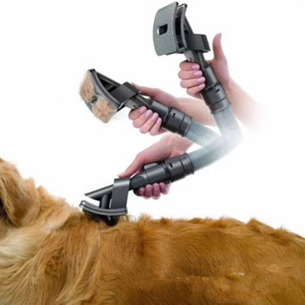 Pet Grooming Tool with Vacuum Attachment