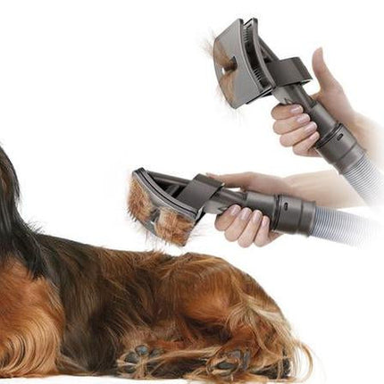 Pet Grooming Tool with Vacuum Attachment