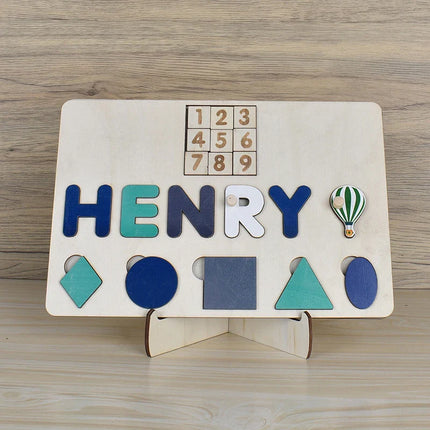 Puzzle Board Wooden Names