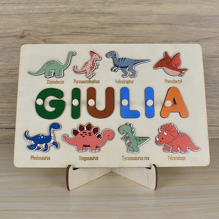 Puzzle Board Wooden Names