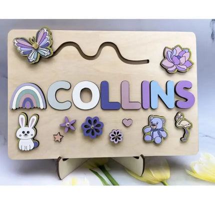 Puzzle Board Wooden Names
