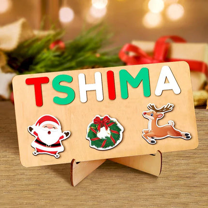 Puzzle Board Wooden Names