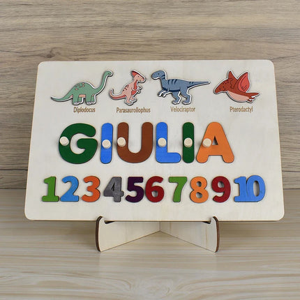 Puzzle Board Wooden Names