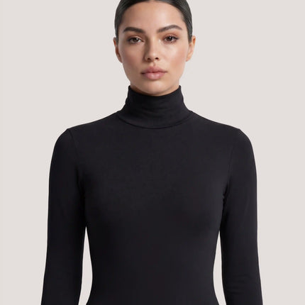 Mock Neck Stylish Bodysuit