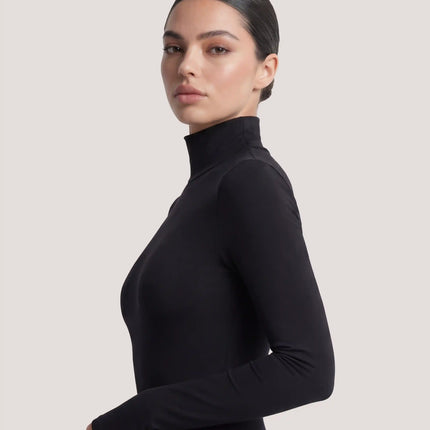 Mock Neck Stylish Bodysuit