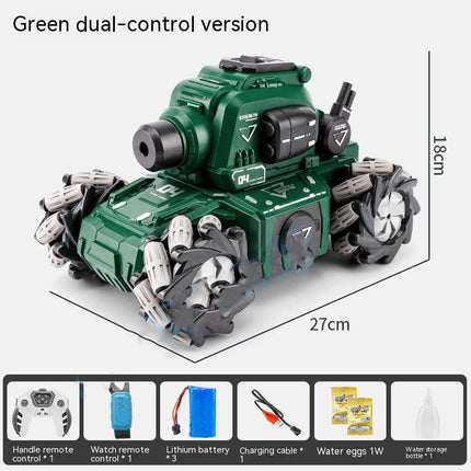 Remote Control Tank with Water Bomb Launcher