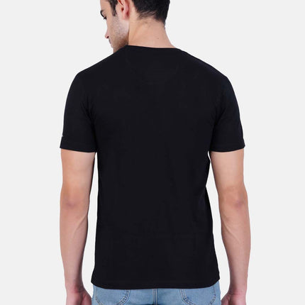 Pure Cotton T-Shirt for Men and Women - Black-7