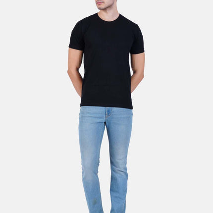 Pure Cotton T-Shirt for Men and Women - Black-9