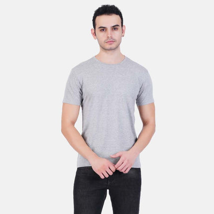 Pure Cotton T-Shirt for Men and Women - Grey-6