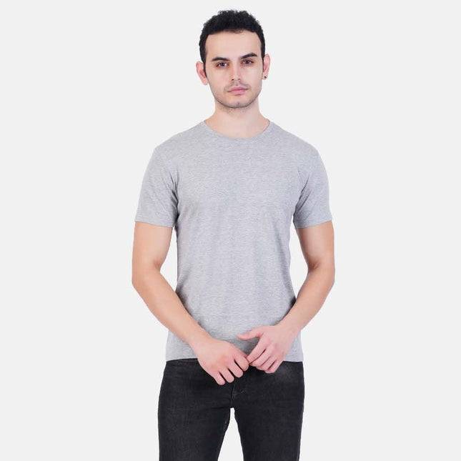 Pure Cotton T-Shirt for Men and Women - Grey-6
