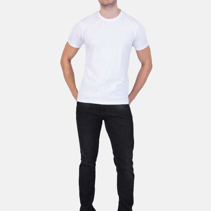 Pure Cotton T-Shirt for Men and Women - White-6