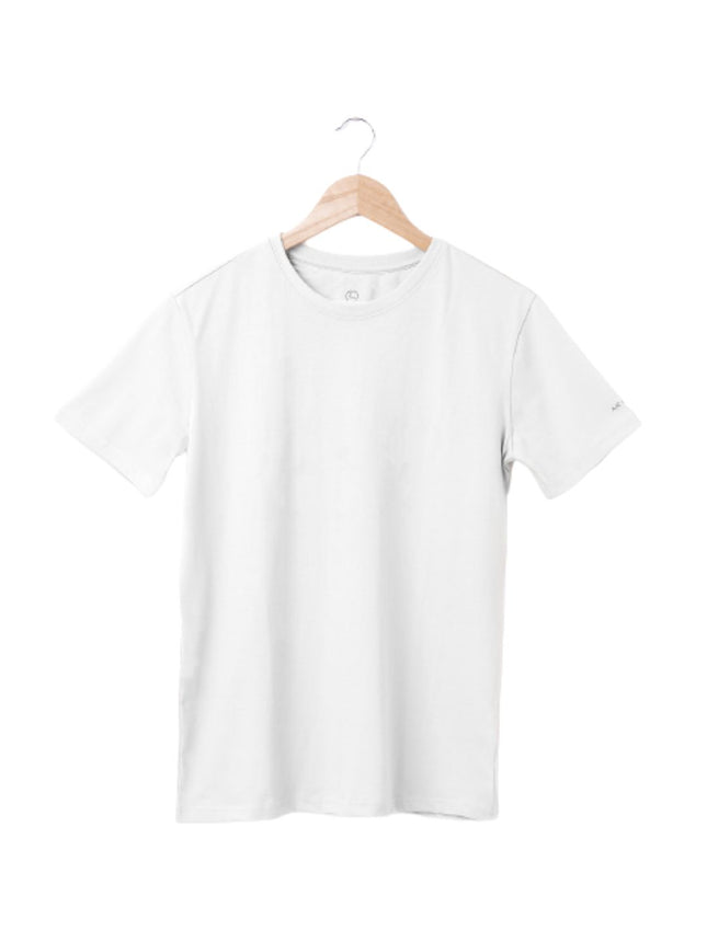 Pure Cotton T-Shirt for Men and Women - White-7