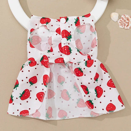 Rabbit Bow Pet Dress