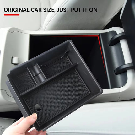 Car Center Console Storage Tray