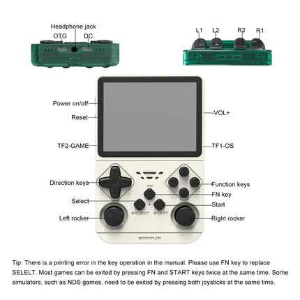 3.5-Inch Retro Handheld Game Console