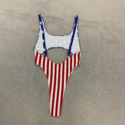 Women's USA Flag Print Romper