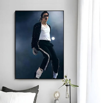 Iconic Pop Singer Wall Art Poster