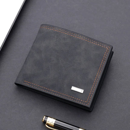 Men's Leather Trifold Wallet