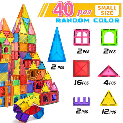 Magnetic Building Blocks Educational Construction Set for Kids