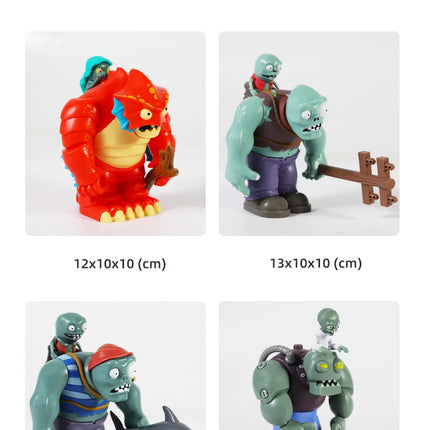 Zombie Game Character Toy Set