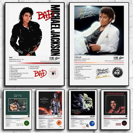 Pop Music Cat Canvas Poster