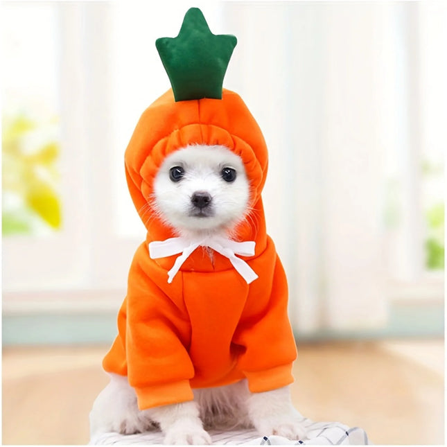 Cute Fleece Dog Hoodie