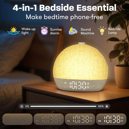 Sunrise Alarm Clock with Night Light
