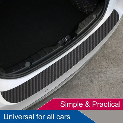 Carbon Fiber Rear Bumper Protector