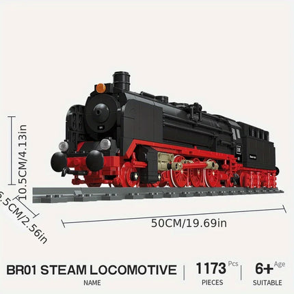 Steam Train Building Block Set
