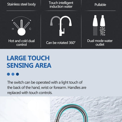 Smart Pull-Out Kitchen Faucet