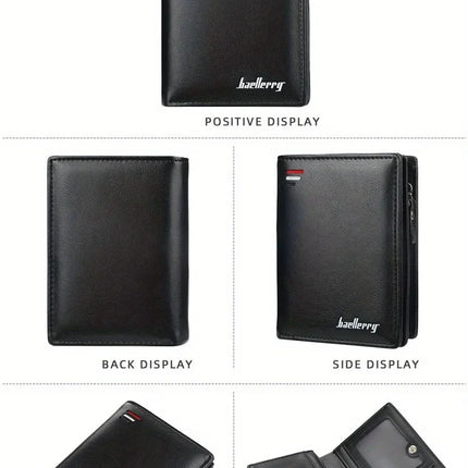 PU Leather Zipper Wallet