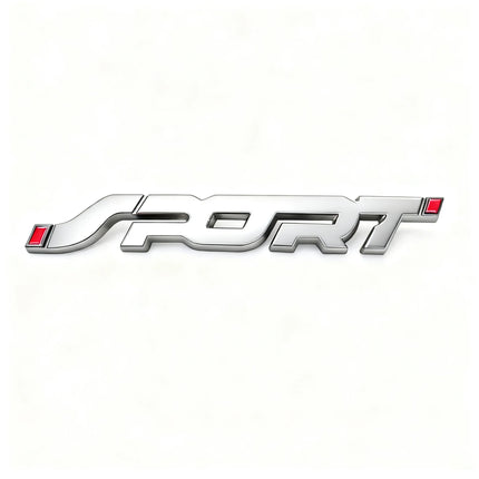 3D Chrome Car Emblem Sticker