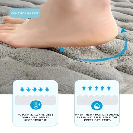 U-Shaped Waterproof Bathroom Floor Mat