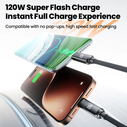120W Retractable USB-C Cable