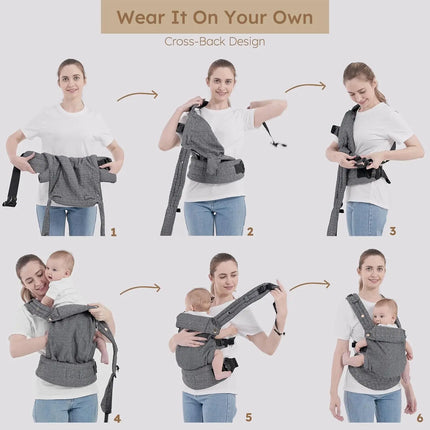 Baby Carrier Sling with Straps