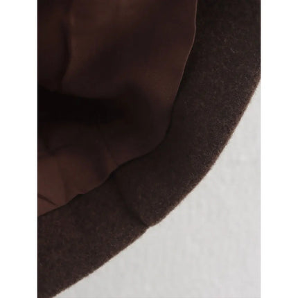 Women's Brown Wool Coat