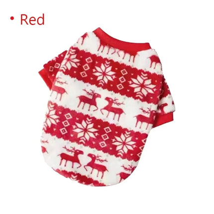 Heart Print Flannel Dog Vest