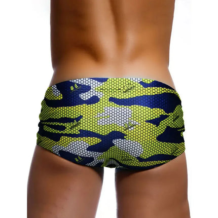 Men's Camouflage Print Swim Trunks