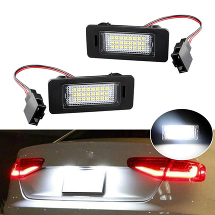 White LED License Plate Lights
