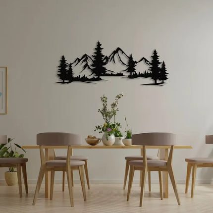 Rustic Forest and Mountain Wall Art